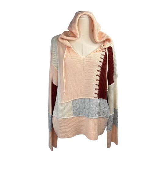 Haptics Round Neck Color Block Plaid Top